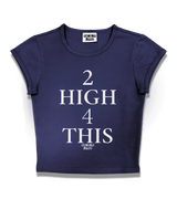 1 navy Status Baby Tee white 2 high 4 this #color_navy