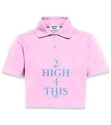 1 pink Polo Crop Top lightblue 2 high 4 this #color_pink
