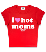 1 red Status Baby Tee pink I love hot moms #color_red