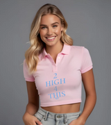 2 pink Polo Crop Top lightblue 2 high 4 this #color_pink