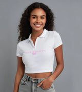 2 white Polo Crop Top pink made in heaven #color_white