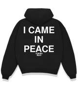 1 black Boxy Hoodie white I CAME IN PEACE #color_black