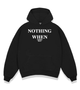 1 black Boxy Hoodie white NOTHING WHEN #color_black