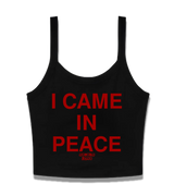 1 black Cami Crop Top red I CAME IN PEACE #color_black