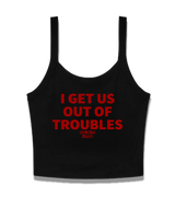 1 black Cami Crop Top red I GET US OUT OF TROUBLES #color_black