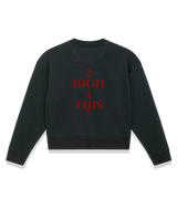 1 black Cropped Sweatshirt red 2 high 4 this #color_black