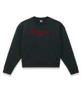 1 black Cropped Sweatshirt red bonnie #color_black