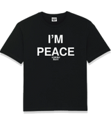 1 black T-Shirt white I'M PEACE #color_black