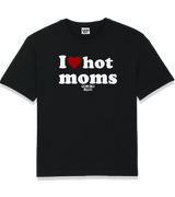 1 black T-Shirt white I love hot moms #color_black