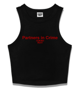 1 black Tank Crop Top red Partners in Crime #color_black