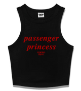 1 black Tank Crop Top red passenger princess #color_black