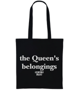 1 black Tote Bag white the Queen's belongings #color_black