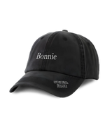 1 black Vintage Cap white bonnie #color_black