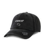 1 black Vintage Cap white cancer #color_black