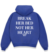 1 blue Boxy Hoodie white BREAK HER BED NOT HER HEART #color_blue
