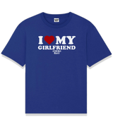 1 blue T-Shirt white I LOVE MY GIRLFRIEND #color_blue