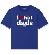 1 blue T-Shirt white I love hot dads #color_blue