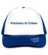 1 blue Trucker Hat blue Partners in Crime #color_blue