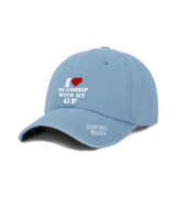 1 blue Vintage Cap white I love TO GOSSIP WITH MY GF #color_blue