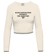 1 cream Cropped Longsleeve black RANGE ROVER MOM WITHOUT THE MOM PART #color_cream