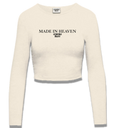 1 cream Cropped Longsleeve black made in heaven #color_cream