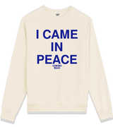 1 cream Sweatshirt blue I CAME IN PEACE #color_cream