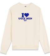 1 cream Sweatshirt blue I love UGLY MEN #color_cream