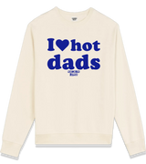 1 cream Sweatshirt blue I love hot dads #color_cream