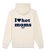 1 cream Zip Hoodie navyblue I love hot moms #color_cream