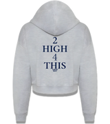 1 grey Cropped Zip Hoodie navyblue 2 high 4 this #color_grey