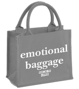 1 grey Mini Jute Bag white emotional baggage #color_grey
