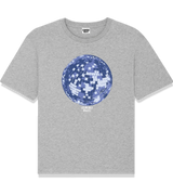 1 grey T-Shirt blue disco ball #color_grey