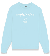 1 lightblue Sweatshirt white sagittarius #color_lightblue