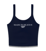 1 navy Cami Crop Top white made in heaven #color_navy