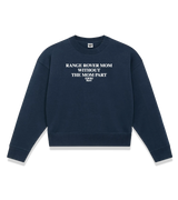 1 navy Cropped Sweatshirt white RANGE ROVER MOM WITHOUT THE MOM PART #color_navy