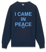 1 navy Sweatshirt lightblue I CAME IN PEACE #color_navy
