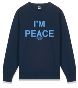 1 navy Sweatshirt lightblue I'M PEACE #color_navy