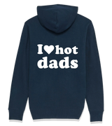 1 navy Zip Hoodie white I love hot dads #color_navy