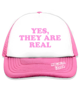 1 pink Trucker Hat pink YES THEY ARE REAL #color_pink