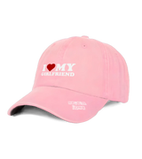 1 pink Vintage Cap white I LOVE MY GIRLFRIEND #color_pink
