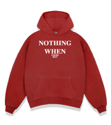 1 red Boxy Hoodie white NOTHING WHEN #color_red