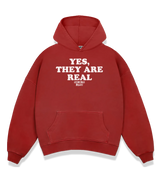 1 red Boxy Hoodie white YES THEY ARE REAL #color_red