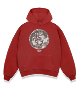 1 red Boxy Hoodie white disco ball #color_red