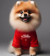 1 red Pet T-Shirt white LIST OF MY HOBBIES procrastinating #color_red