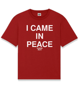 1 red T-Shirt white I CAME IN PEACE #color_red