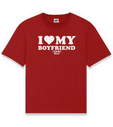 1 red T-Shirt white I LOVE MY BOYFRIEND #color_red