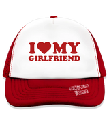 1 red Trucker Hat red I LOVE MY GIRLFRIEND #color_red