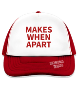 1 red Trucker Hat red MAKES WHEN APART #color_red