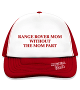 1 red Trucker Hat red RANGE ROVER MOM WITHOUT THE MOM PART #color_red