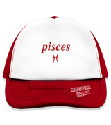 1 red Trucker Hat red pisces #color_red